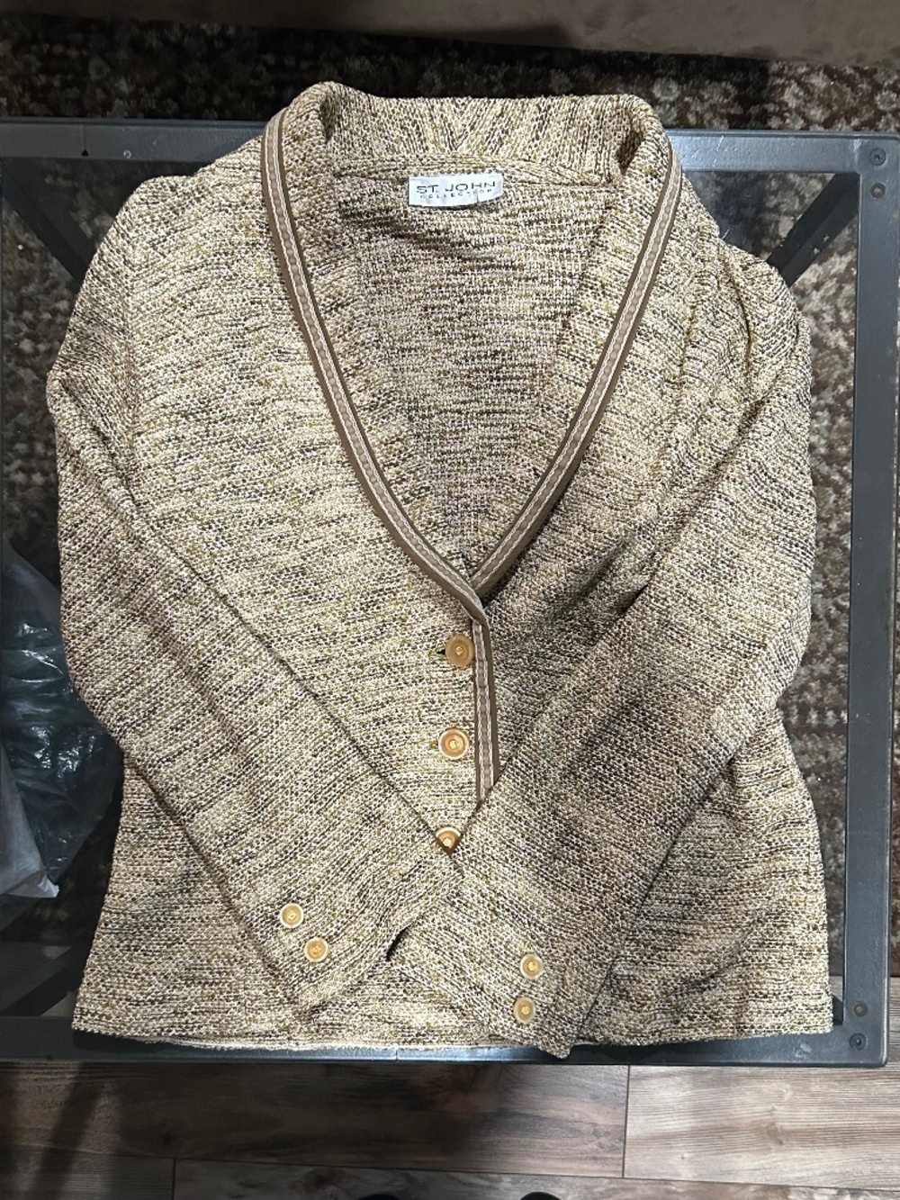 St. John Collection Tweed Cardigan